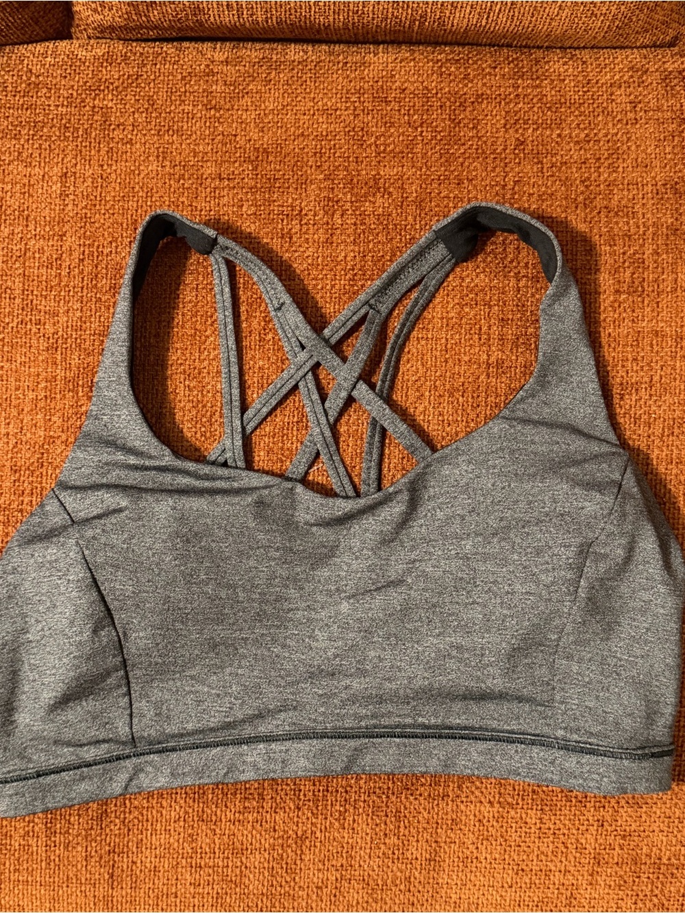 lululemon athletica Grey Multi-Strap Back Sports Bra - Picture 3 of 3